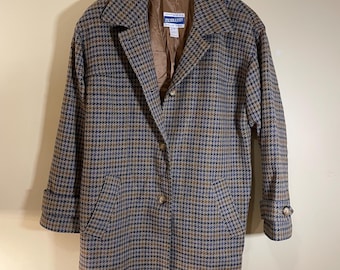 Abrigo vintage de pata de gallo de Pendleton