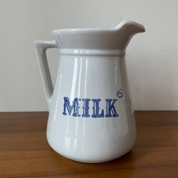 Antique Milk Pitcher Etsy
