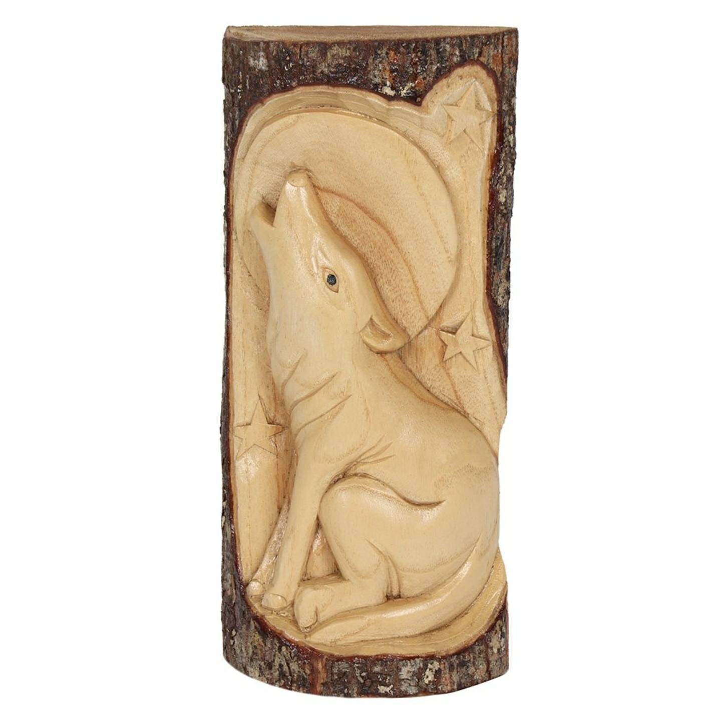 Wolf Wood Carving 30cm Etsy UK