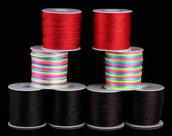 2mm/3mm Braided Internet Bracelet Necklace Cord,For Pendant Charm,For Beading,DIY Accessory Jewelry Making,Cord String Rope