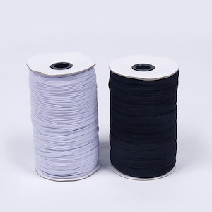 200yards 3mm Flat Elastic Cord,For Face Mask,For Bracelet Necklace,For Beading,DIY Accessory Jewelry Making,Cord String Rope