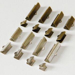 100pcs 35mm Fastner Long Teeth Flat Cord Clasp Finding Charm,DIY Accessory Jewelry Making