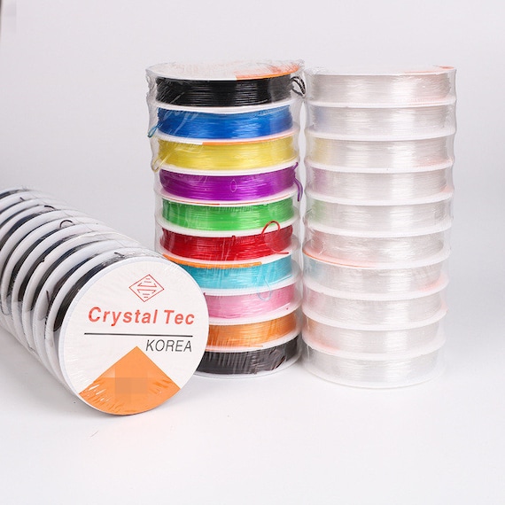 0.60mm Multicolor Transparent Elastic Cord,bracelet Necklace Cord
