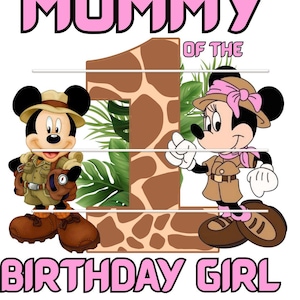 Girl Minnie Mouse Safari Shirt