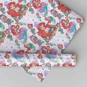 Mermaid Princess Seamless Pattern