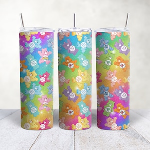 Swear Bears Sublimation 20oz Straight Tumbler Wrap