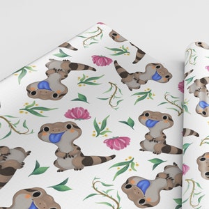 Aussie Animal Blue Tongue Seamless Pattern