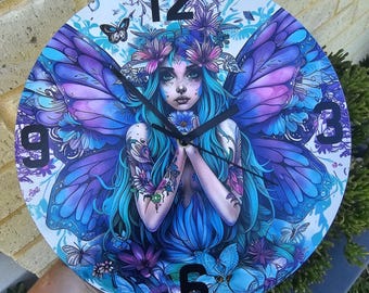Fairy Art Clock, Whimsical Home Decor