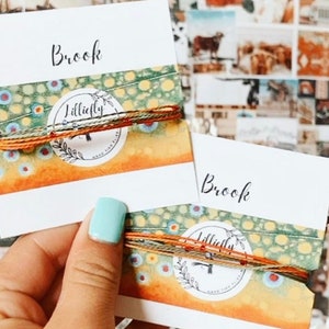 BROOK TROUT inspiriert wasserdichtes handgefertigtes gewebtes Armband
