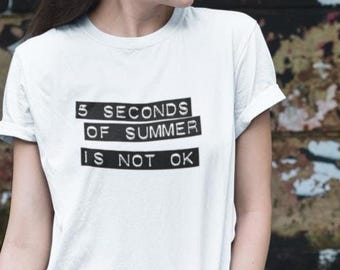 Koszulka 5SOS „NIE OK”