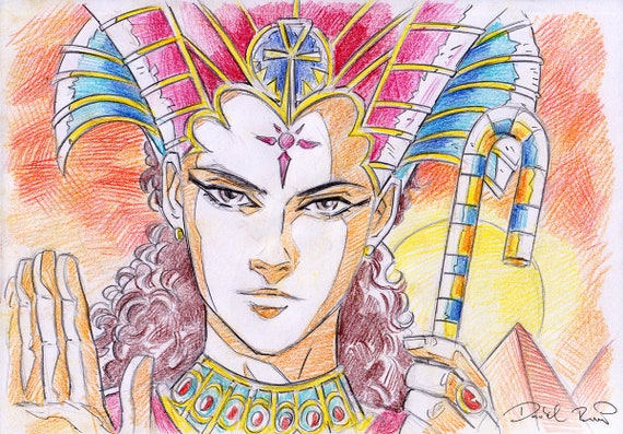 Osiris Egyptian God Anime Concept Art - Etsy Osiris Egyptian God Anime Concept Art - Etsy