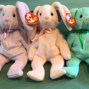hoppity beanie baby with errors