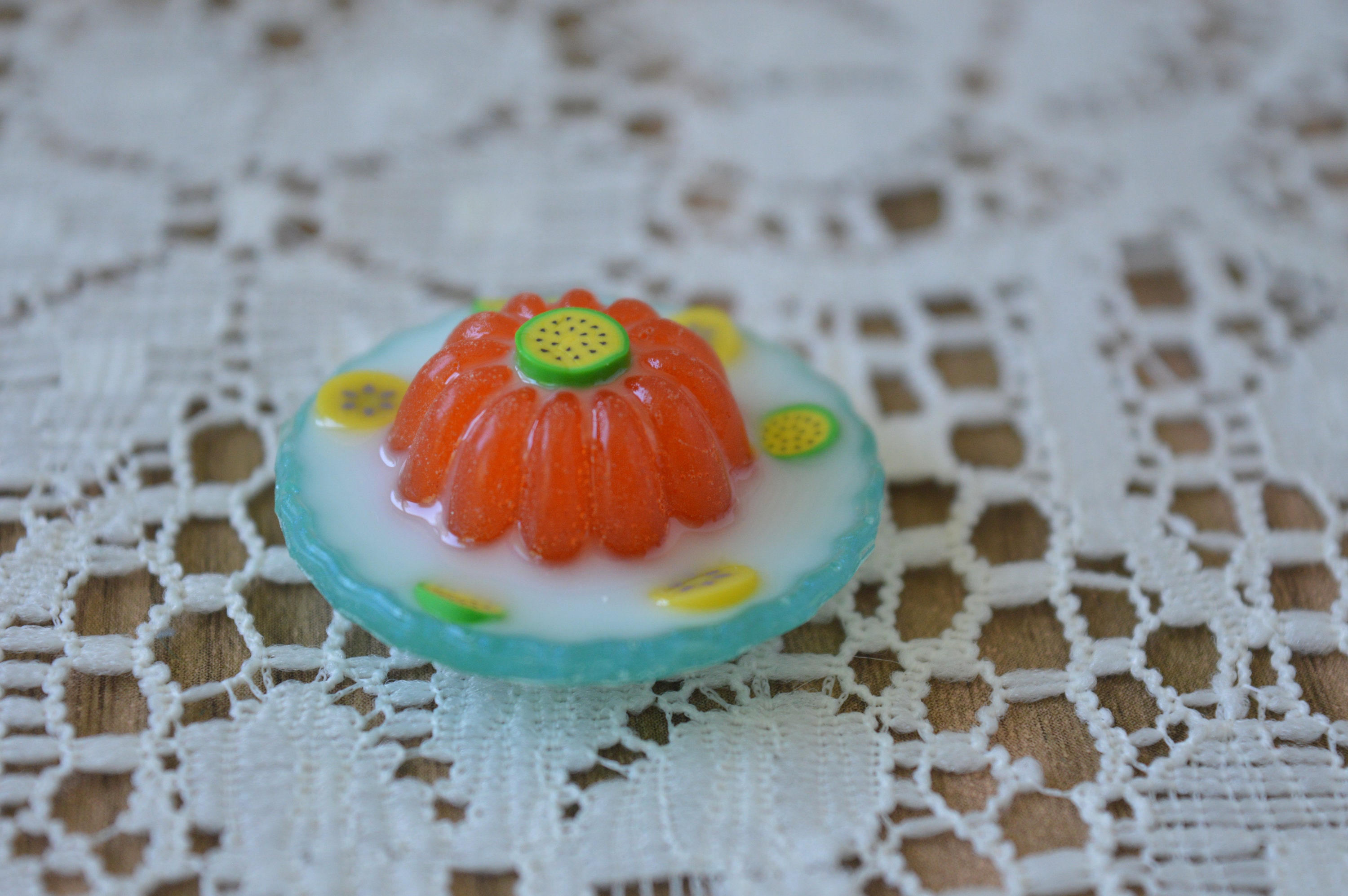 16 Molded Jello in a Mayo/sour Cream Sauce W/exotic Fruit Etsy