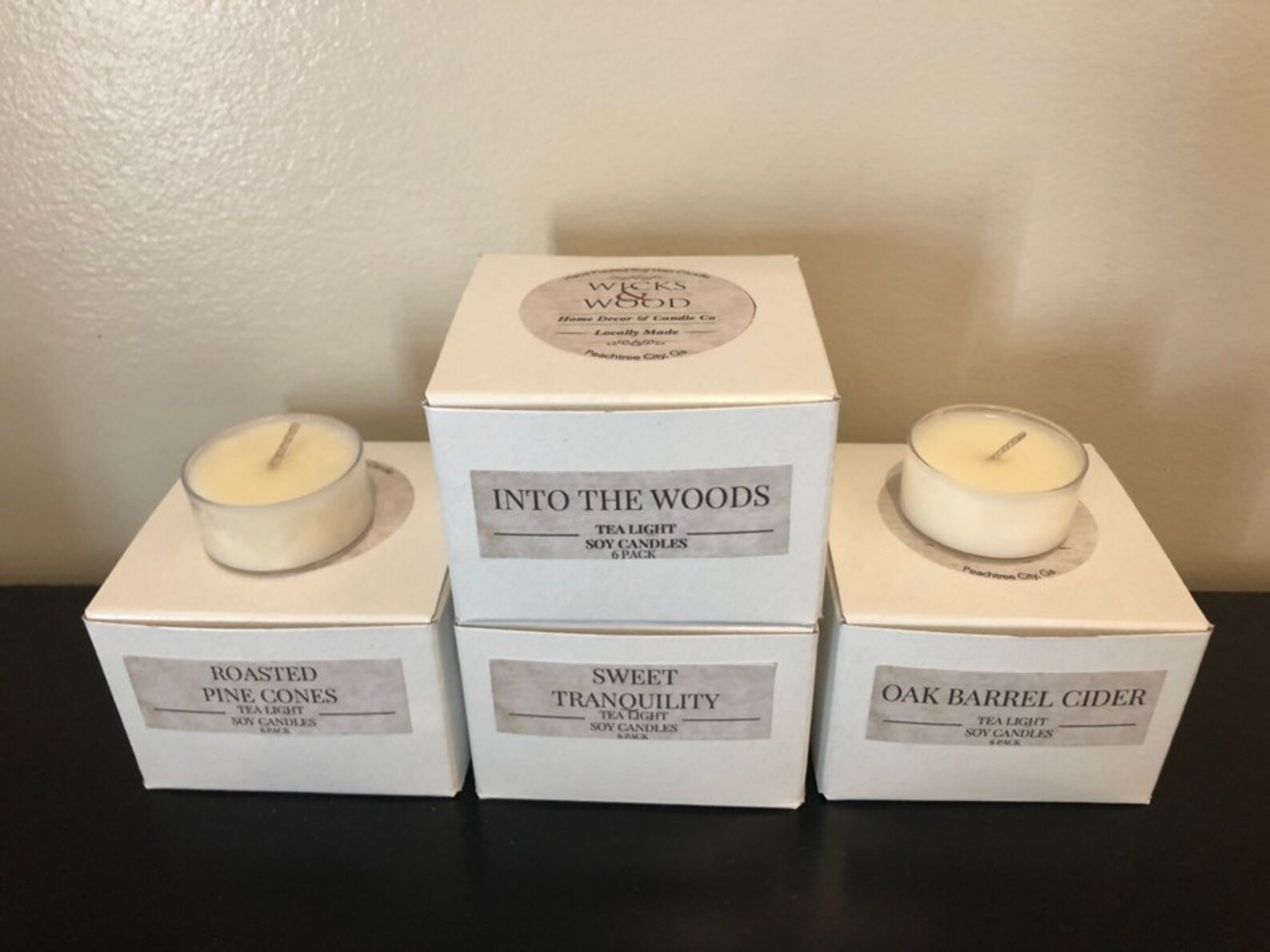 SCENTED Tea Light Soy Wax Candles Etsy