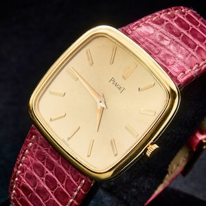1970 Piaget “Emperador Coussin” Ladies SOLID 18k Gold Watch, Vintage Ladies Piaget watch