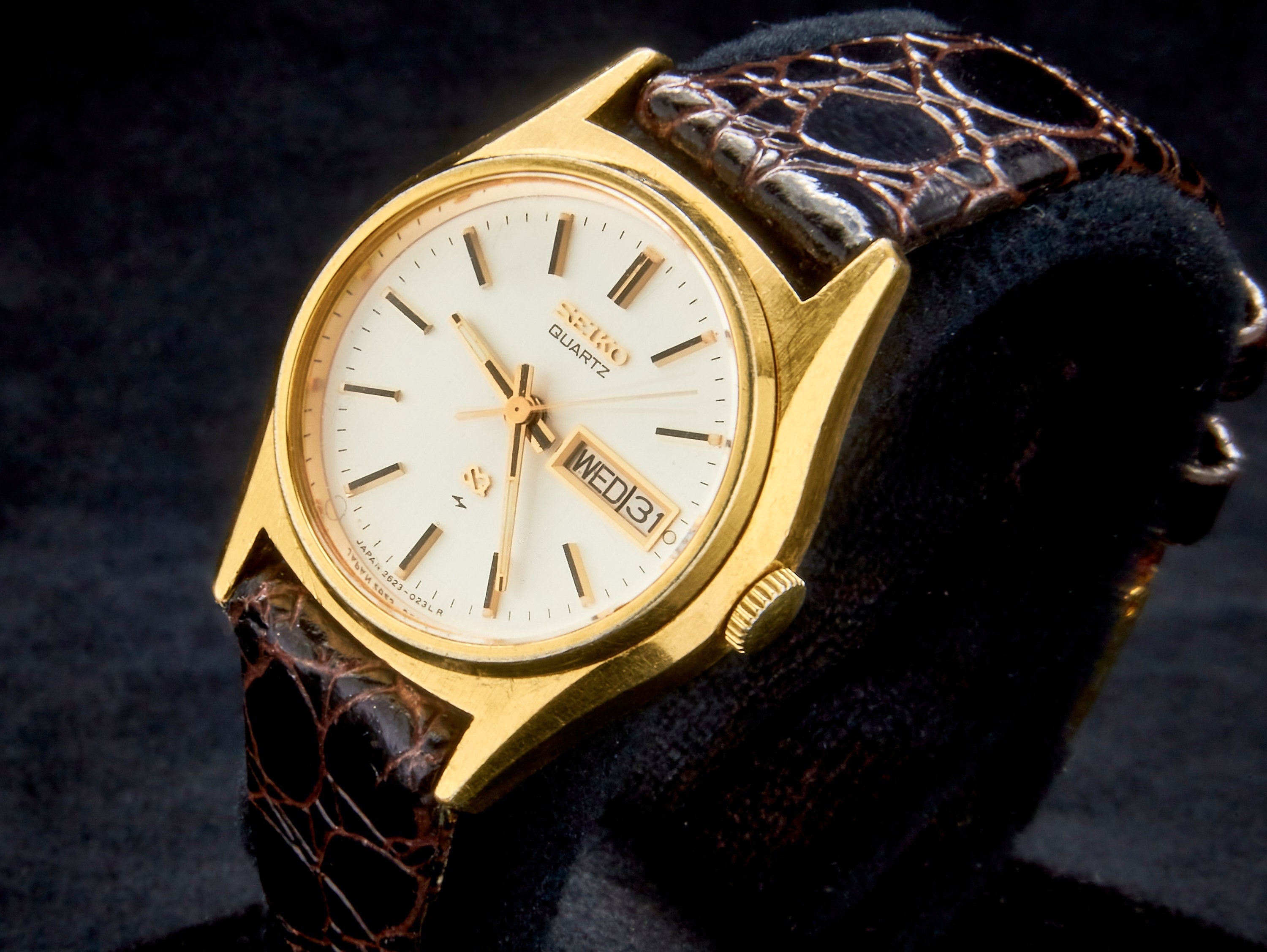 Gold Seiko Watch - Etsy