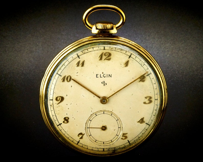 Orologio da tasca elgin 546 open face vintage 1948 cassa | Etsy Italia