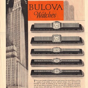 Art Deco 1929 Bulova "Bernice" Rectangular Watch, Engraved Detailing, 14k White Gold Plate Watch, Vintage Chain Link Style Bracelet image 7