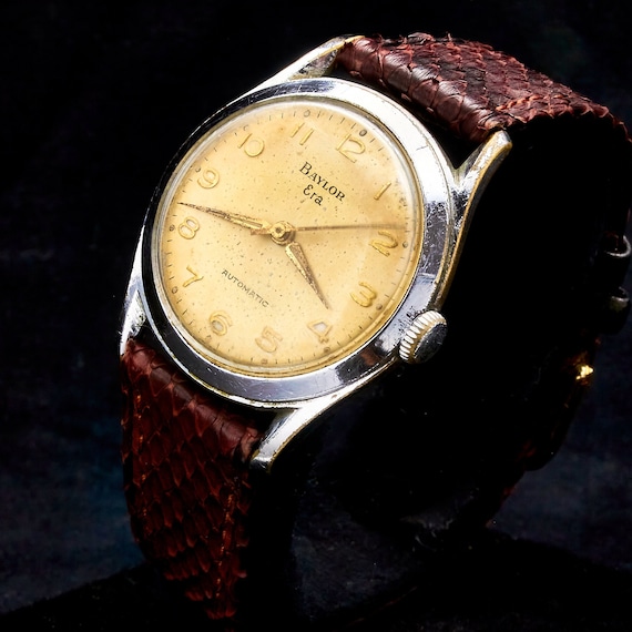 1955 Baylor era Automatic Men's Mid-century American Watch, Restored  Mechanical Wristwatch, Men's Vintage Style -  Canada
