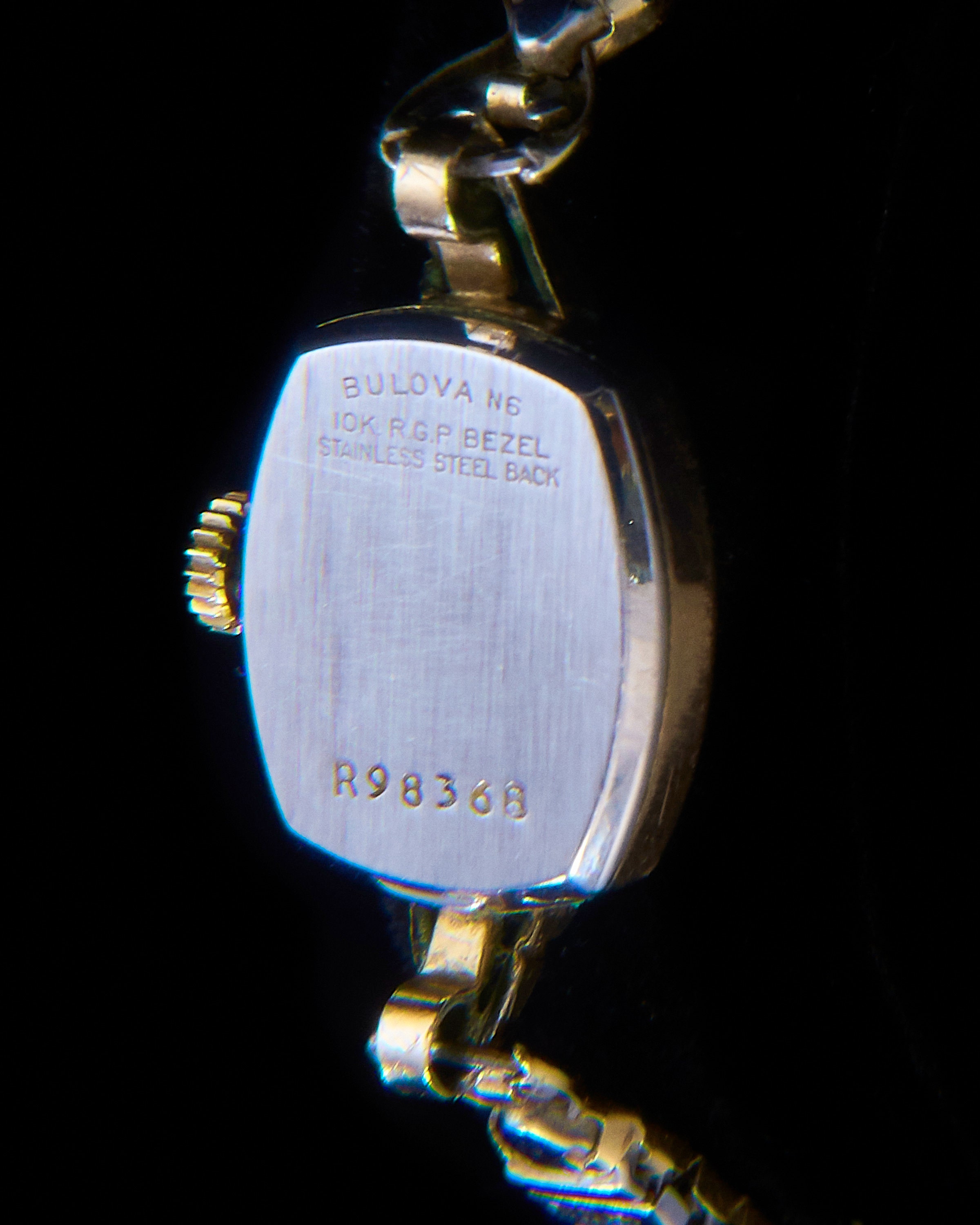 1970s Womens Gold Bulova Cocktail Watch - 1976 Bulova La Petite - Art ...