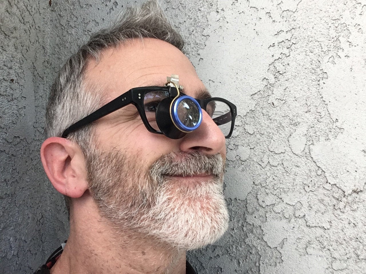 Flip down best sale eyeglass magnifiers