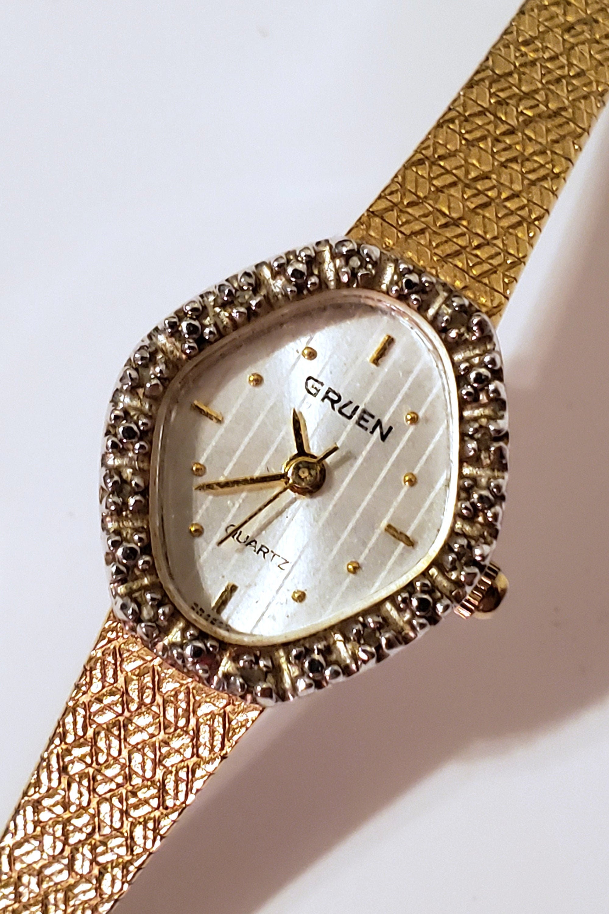 gruen ladies watches with diamonds