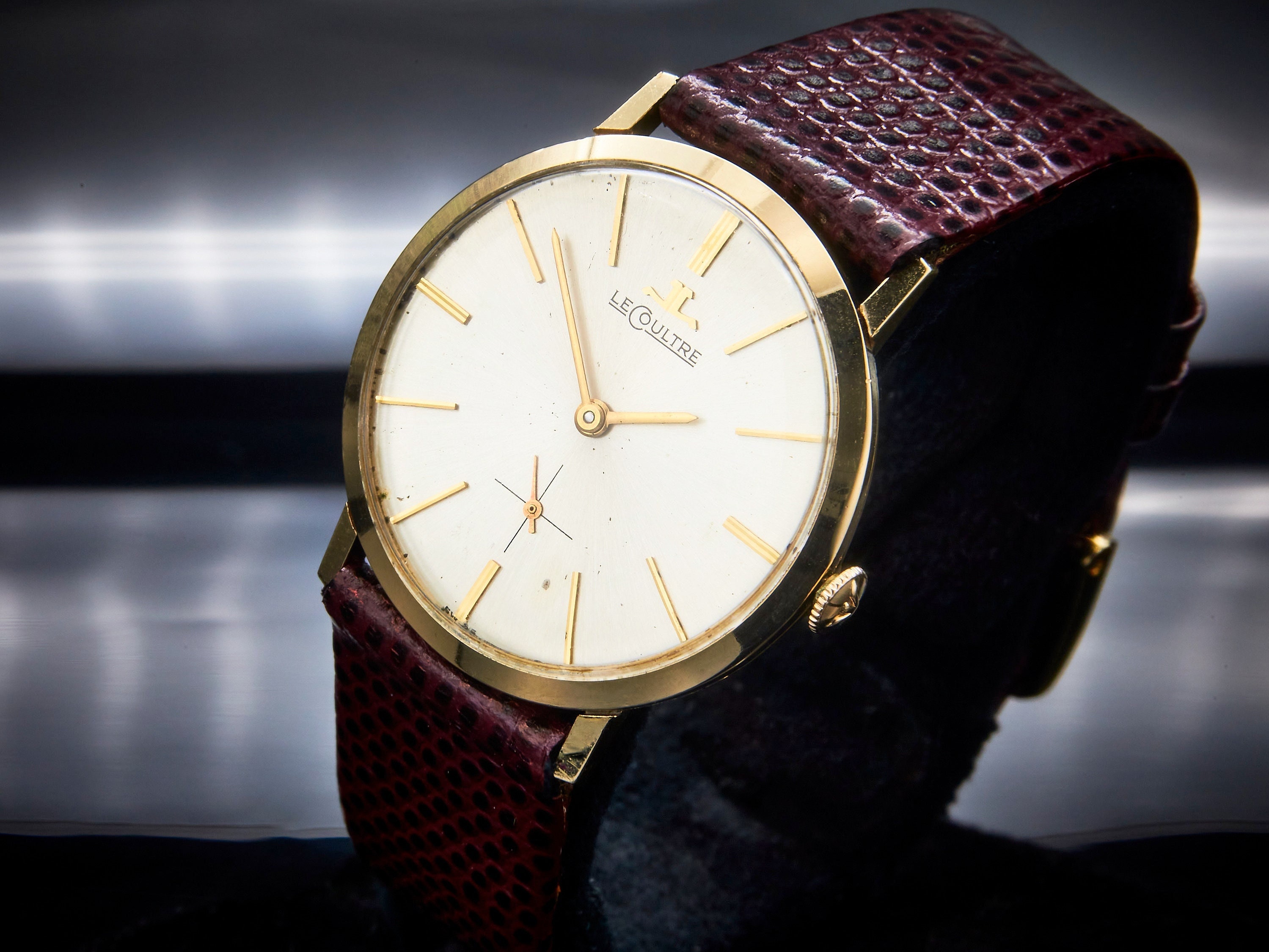 1960s Jaeger-LeCoultre 14k SOLID Yellow Gold Tonneau Mechanical