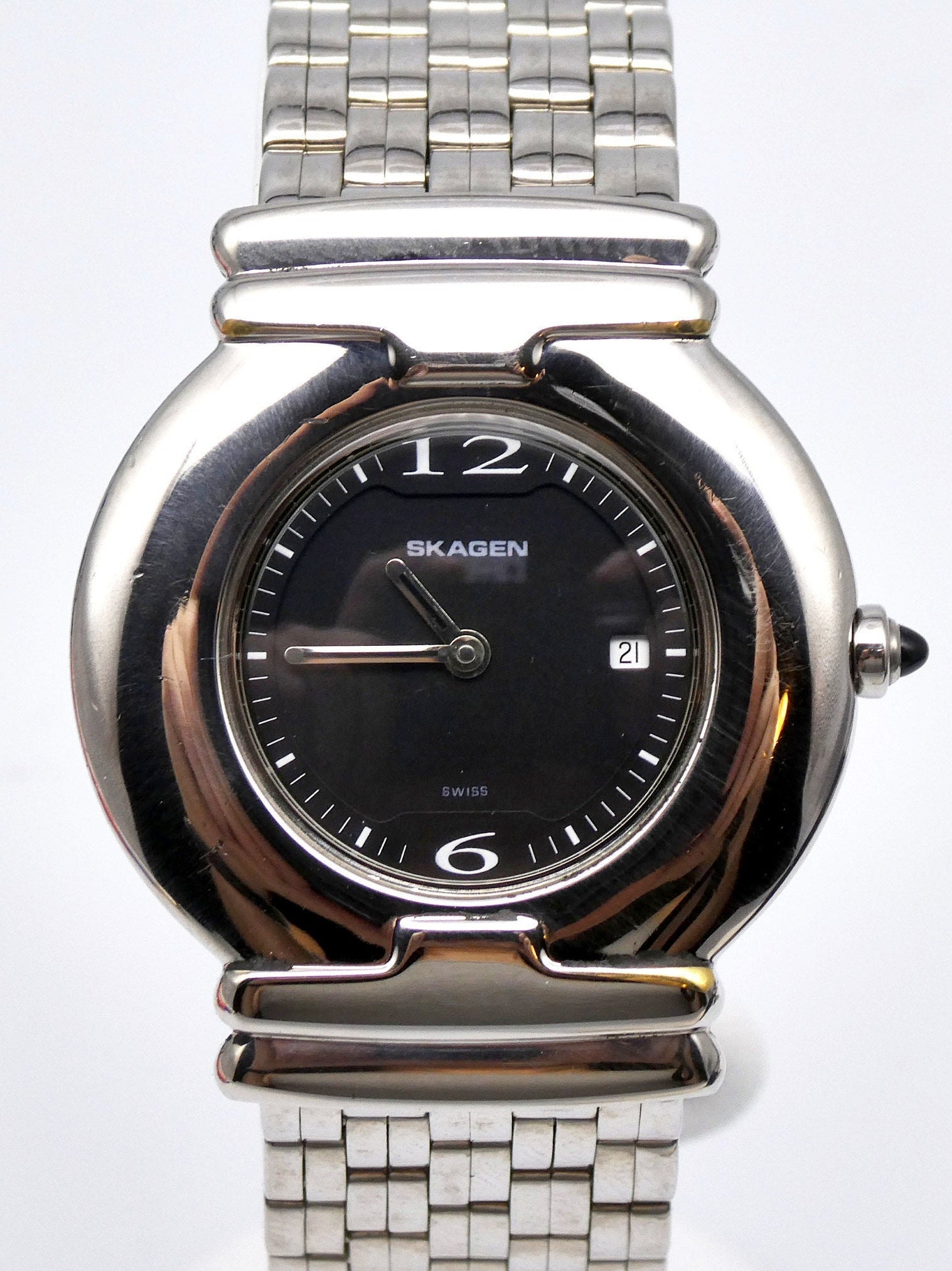 Vintage Skagen of Denmark Watch | 90s designer watch for women | FREE ...