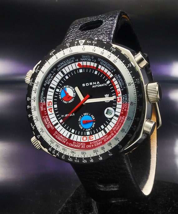 Orologio subacqueo da uomo retrò / enorme orologio automatico | Etsy Italia