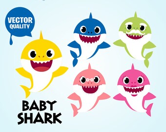 Download Baby shark | Etsy