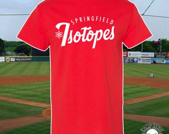  Homer Simp Springfield Stitch Baseball Jersey Isotopes : Sports  & Outdoors