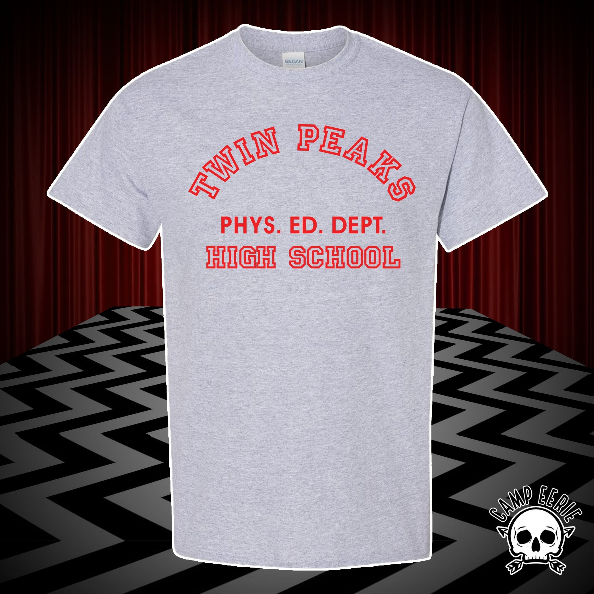 Twin Peaks Phys. Ed. High School T-shirt - Etsy Twin Peaks Phys. Ed. High School T-shirt - Etsy