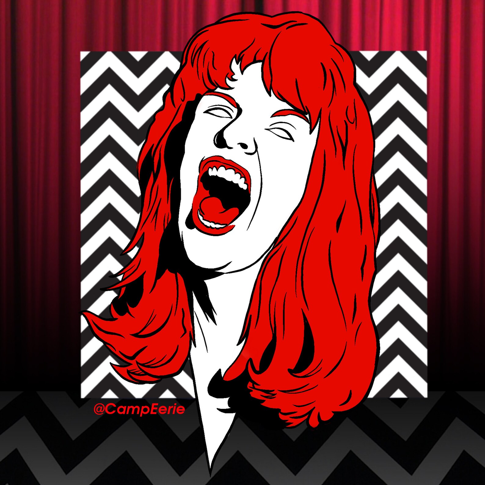 Laura Palmer Scream Twin Peaks Zipup Hoodie - Etsy