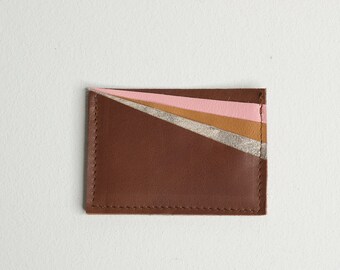 Card case, Credit card Holder, Genuine Leather, Stylish, Practical Card Tray, Genuine Leather • organizer for Credit Cards