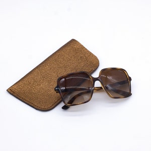 Sunglasses case made of genuine leather, handmade, glasses case made of leather, leather case for glasses, glasses case, glasses bag, handcrafted