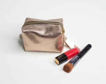 Kosmetiktasche // Ledertasche // Taschenorganizer // handmade // beautycase //