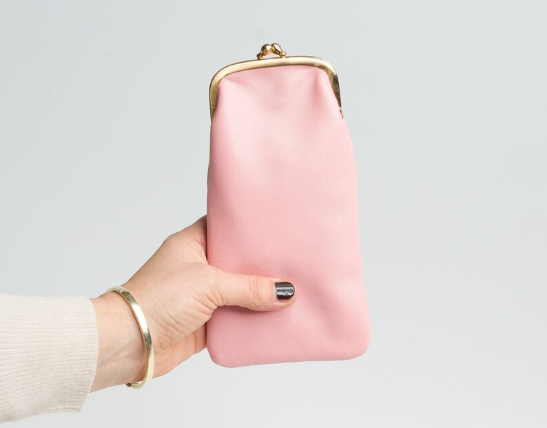 small gift boho style retro style handmade Eyewear case in genuine leather
