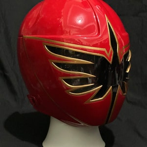 red Power Rangers Mystic Force / Mahou Sentai Magi red ranger  helmet