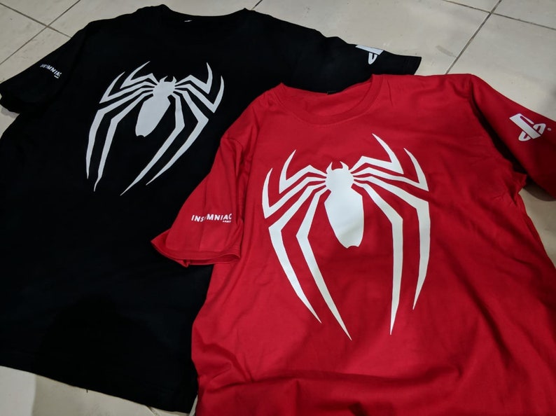 spiderman ps4 shirt