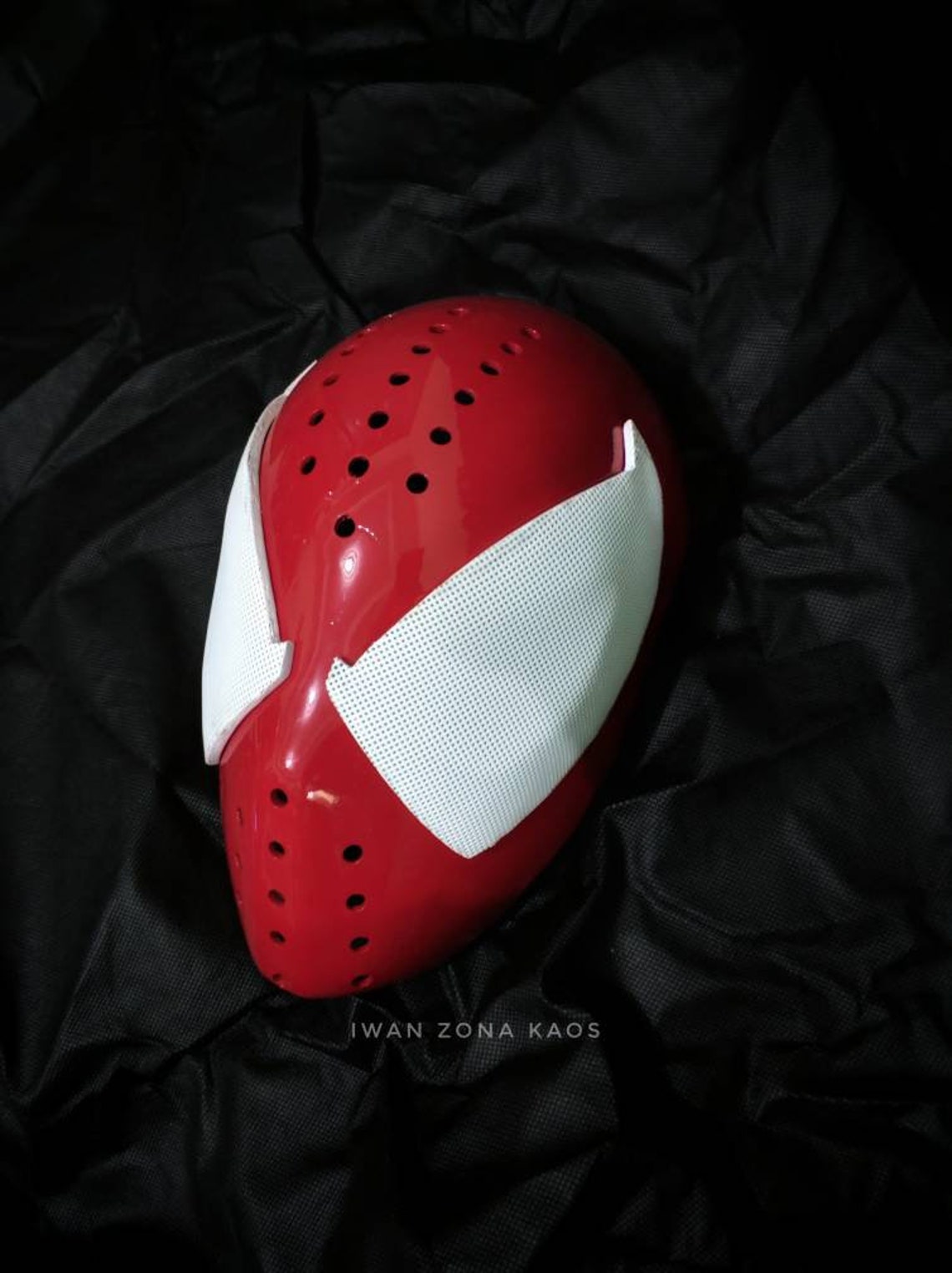 Scarlet Spiderman Faceshell and Lenses / Scarlet Spider - Etsy
