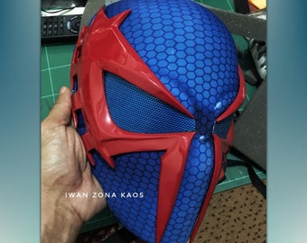 2099 Spiderman PS4-masker Omhulsel en lenzen / gelaatsschaal / gelaatsschaal