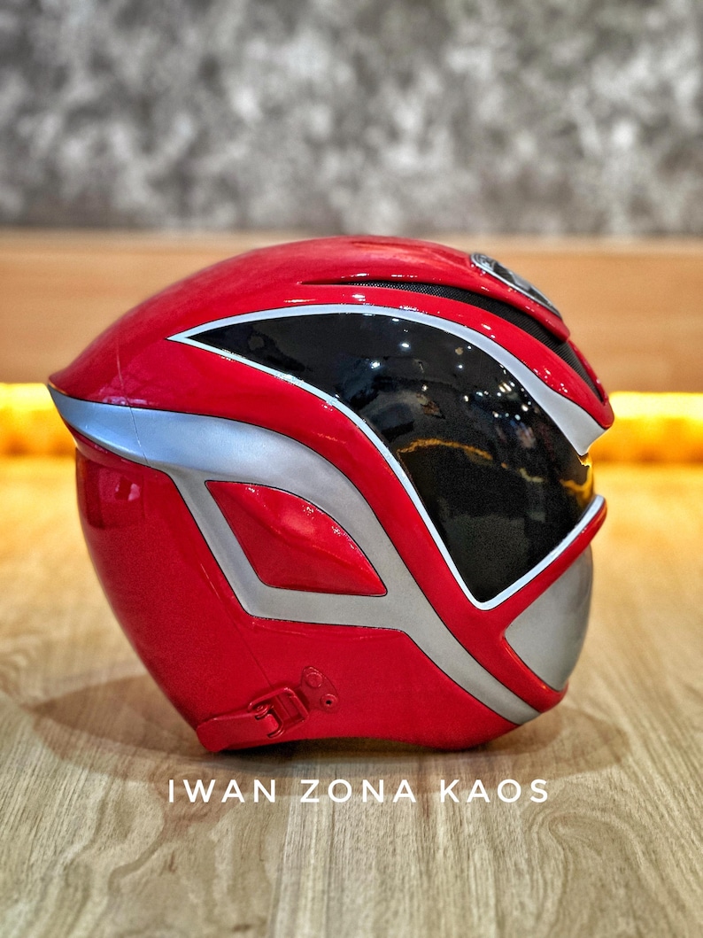 Buy Spd Red Ranger Helmet Online in India - Etsy