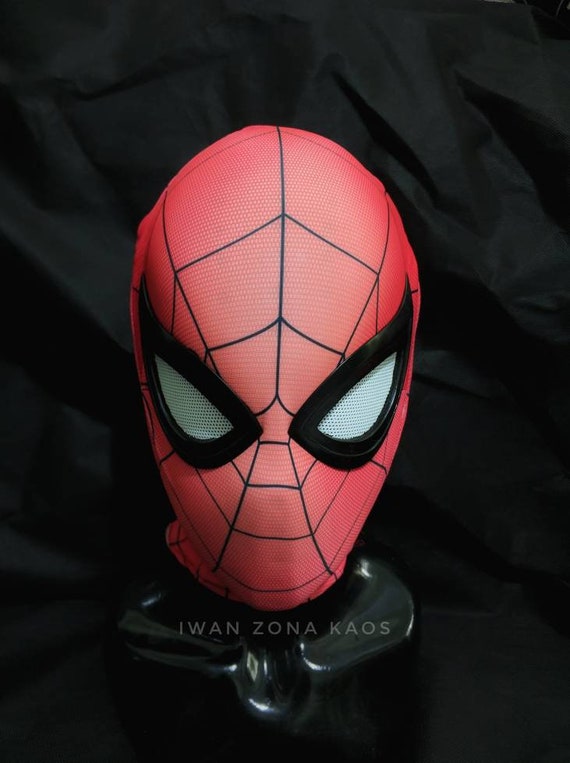 Spiderman game PS4 mask with Shell and lenses | Etsy