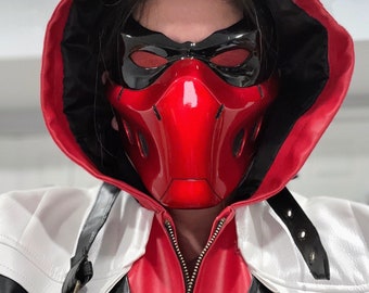 Red hood new outfit mask / mask cosplay / red hood outlaw