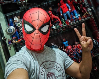 スパイダーマン ゲーム PS4 マスク（シェルとレンズ付き） - Etsy 日本