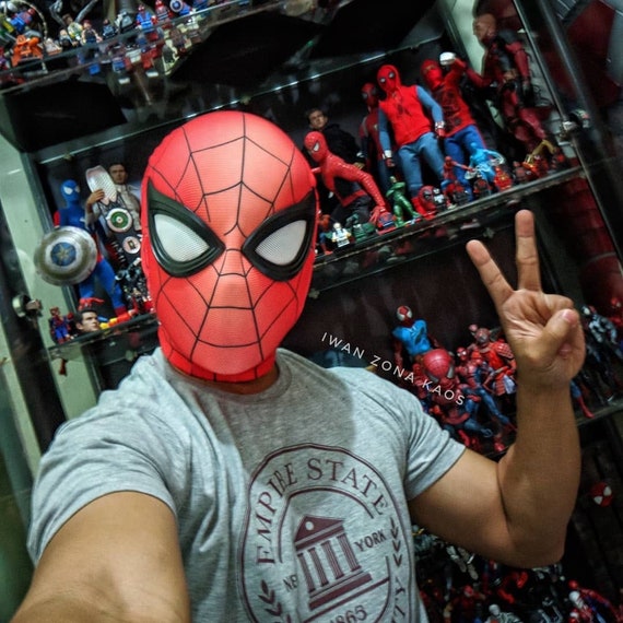 スパイダーマン ゲーム PS4 マスク（シェルとレンズ付き） - Etsy 日本