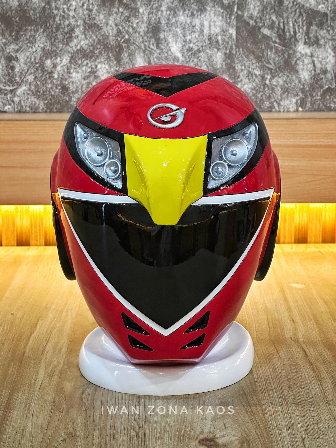 Power Rangers Rpm Helmet Red RPM Rangers Helmet / Go-onger Helmet - Etsy