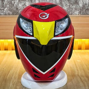 Red RPM rangers helmet  / go-onger helmet