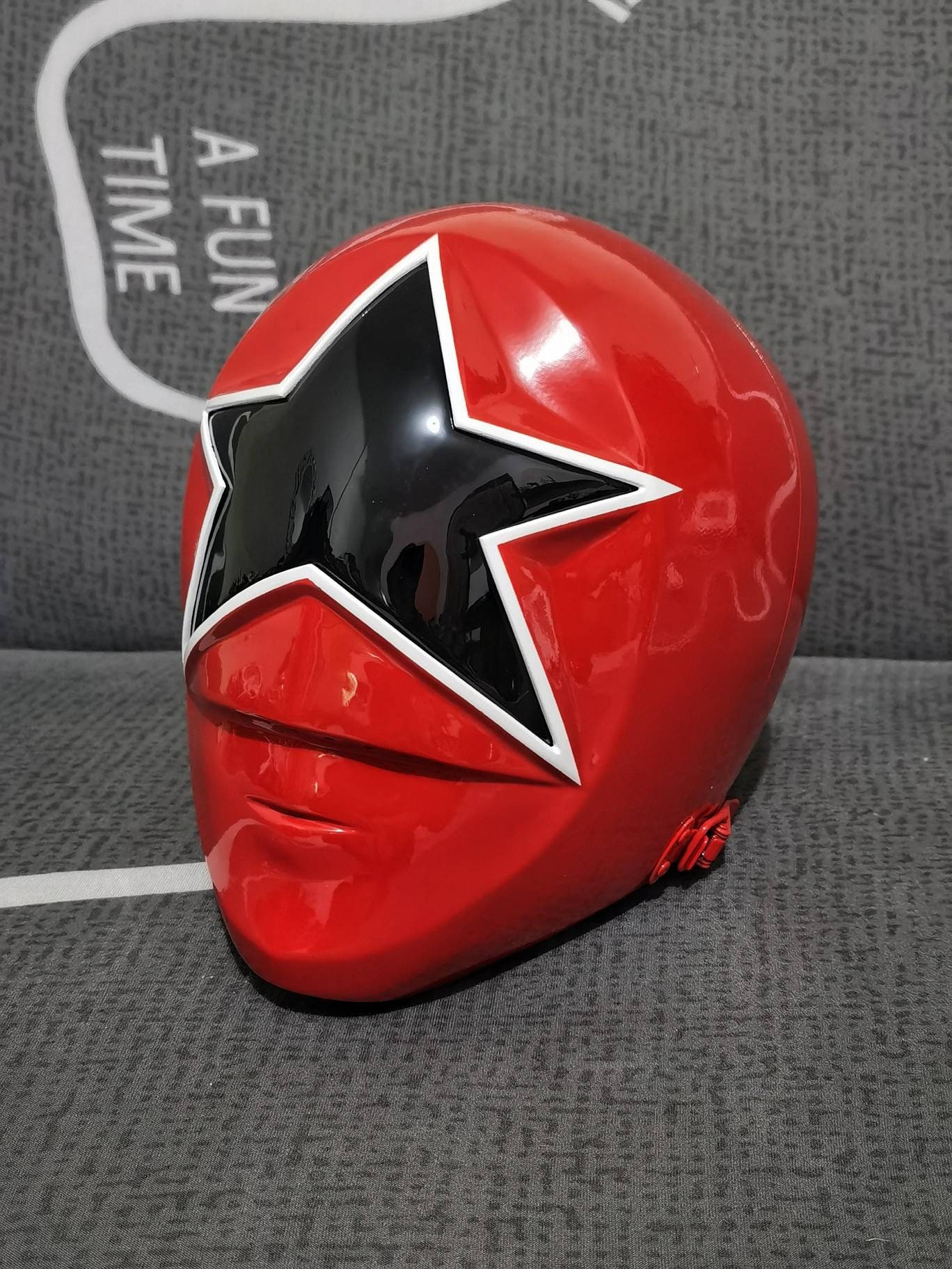 Gearhumans 3D Power Rangers Zeo Red Custom Hockey Jersey
