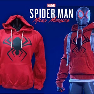 Jaqueta com capuz bodega suit miles morales/homem aranha miles
